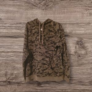 Under Armour Green Camo Men's Hoodie Size Xxl